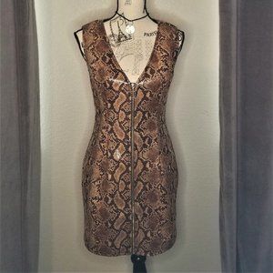 Fashion Nova, Python, Snake Print, Party Dress